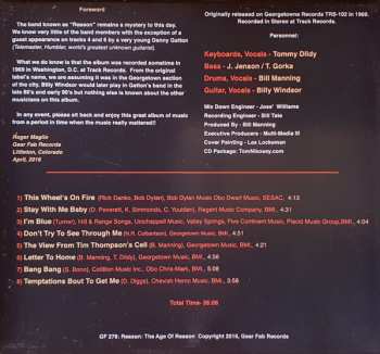 CD Reason: The Age Of Reason