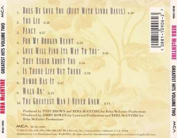 CD Reba McEntire: Greatest Hits Volume Two