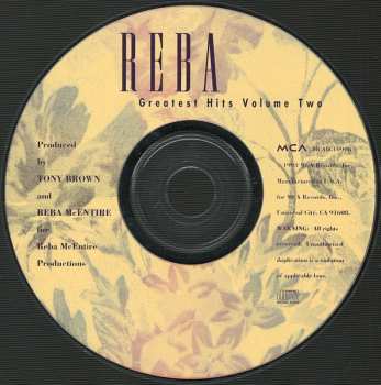 CD Reba McEntire: Greatest Hits Volume Two