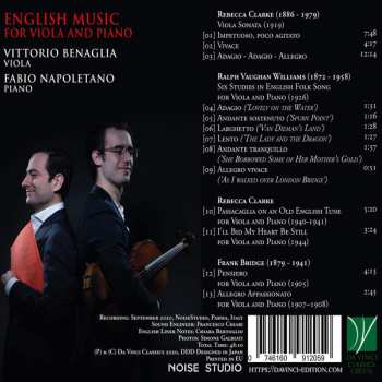 CD Ralph Vaughan Williams: English Music For Viola And Piano