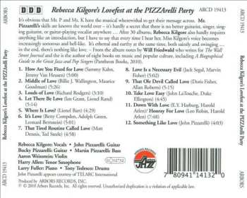 CD Rebecca Kilgore: Rebecca Kilgore's Lovefest At The Pizzarelli Party