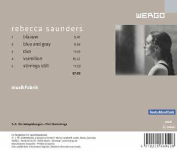 CD Rebecca Saunders: Stirrings Still