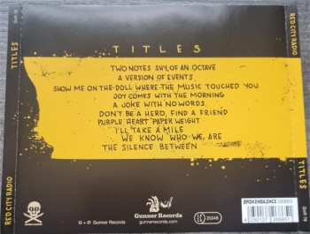 CD Red City Radio: Titles