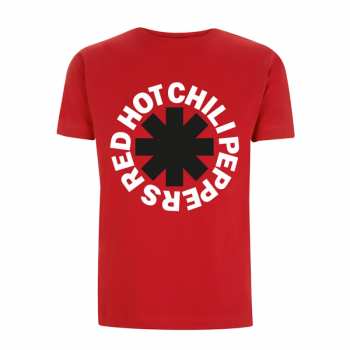 Merch Red Hot Chili Peppers: Póló Classic B&w Asterisk (red)