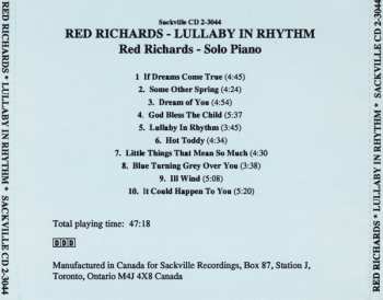 CD Red Richards: Lullaby In Rhythm