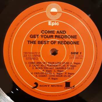 2LP Redbone: Come And Get Your Redbone The Best Of Redbone