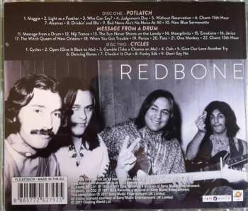 2CD Redbone: Potlatch / Message From A Drum / Cycles
