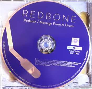 2CD Redbone: Potlatch / Message From A Drum / Cycles