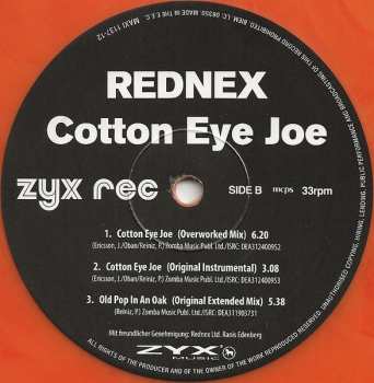 LP Rednex: Cotton Eye Joe CLR | LTD