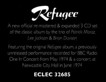 3CD/Dobozkészlet Refugee: Refugee