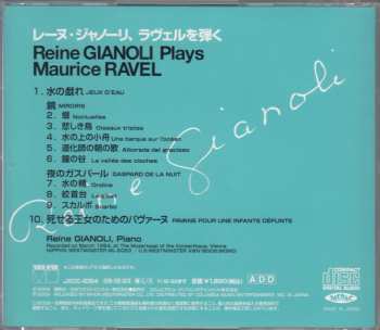 CD Maurice Ravel: Reine Gianoli Plays Maurice Ravel