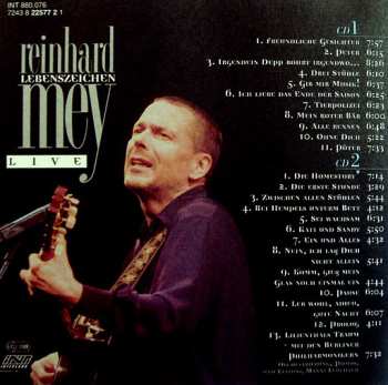 2CD Reinhard Mey: Lebenszeichen - Live