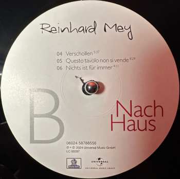 2LP Reinhard Mey: Nach Haus LTD