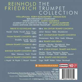 10CD/Dobozkészlet Reinhold Friedrich: The Trumpet Collection