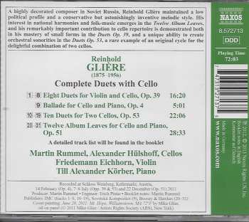 CD Martin Rummel:  Complete Duets With Cello