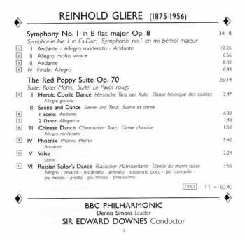 CD BBC Philharmonic: Symphony No. 1 / The Red Poppy Suite