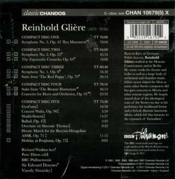 5CD/Dobozkészlet BBC Philharmonic: The Glière Orchestral Collection