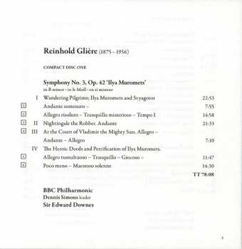 5CD/Dobozkészlet BBC Philharmonic: The Glière Orchestral Collection