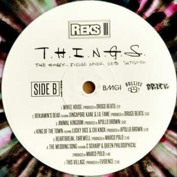 LP Reks: T.H.I.N.G.S. (The Hunger Inside Never Gets Satisfied) CLR | LTD