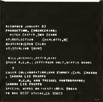 LP R.E.M.: Murmur