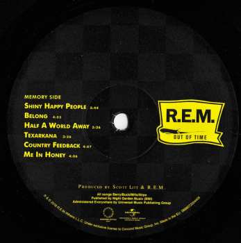 LP R.E.M.: Out Of Time