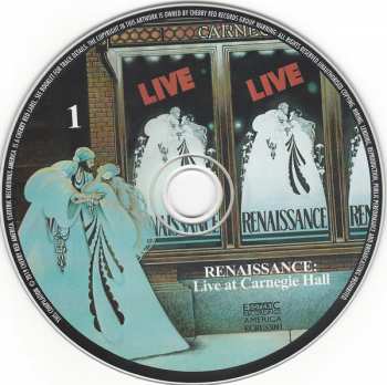 3CD/Dobozkészlet Renaissance: Live At Carnegie Hall