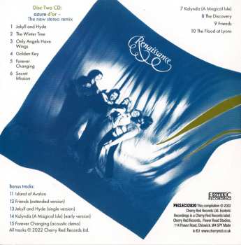 2CD/Dobozkészlet/Blu-ray Renaissance: Azure D'or
