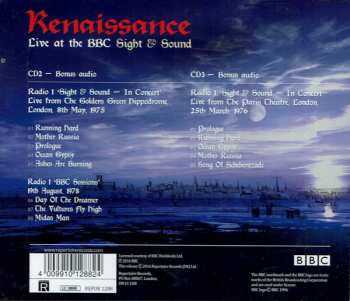3CD/DVD Renaissance: Live At The BBC Sight & Sound
