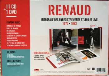 11CD/DVD/Dobozkészlet Renaud: 1975-1983 - Les Années Béton