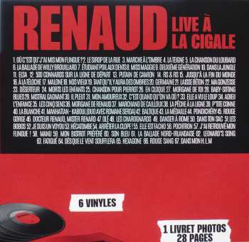 6LP/4CD/DVD/Dobozkészlet Renaud: Live À La Cigale
