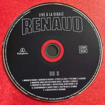 6LP/4CD/DVD/Dobozkészlet Renaud: Live À La Cigale