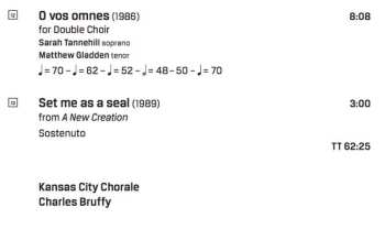 SACD Kansas City Chorale: Life And Breath