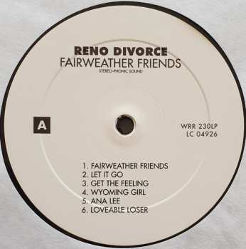 LP/CD Reno Divorce: Fairweather Friends / Ship of Fools