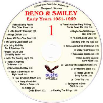 4CD Reno And Smiley: Early Years 1951-1959