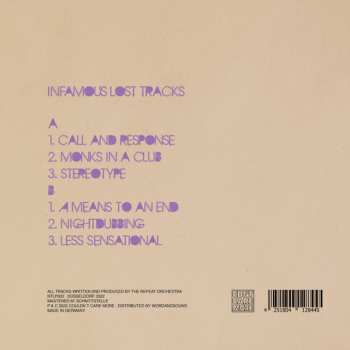 LP Repeat Orchestra: Infamous Lost Tracks