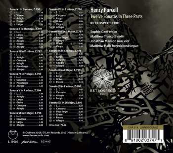 CD Henry Purcell: Twelve Sonatas In Three Parts
