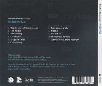 CD Rheostatics: Brave New Waves Session
