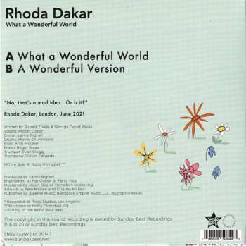 SP Rhoda Dakar: What A Wonderful World CLR
