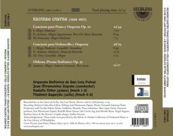 CD Ricardo Castro Herrera: Piano Concerto Op.22 : Cello Concerto : Oithona, (Poema Sinfónico) Op. 55