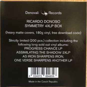 4LP/Dobozkészlet Ricardo Donoso: Symmetry LTD | CLR