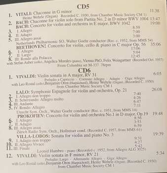 6CD/Dobozkészlet Ricardo Odnoposoff: Vol.1 . Violin Concertos And Showpieces