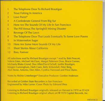 CD Richard Brautigan: Listening To Richard Brautigan