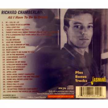 CD Richard Chamberlain: All I Have To Do Is Dream
