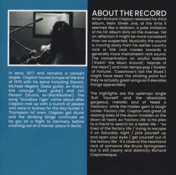 CD Richard Clapton: Main Street Jive