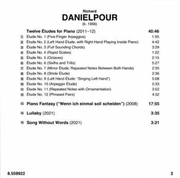 CD Richard Danielpour: Twelve Études For Piano