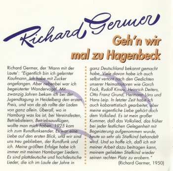 CD Richard Germer: Geh'n Wir Mal Zu Hagenbeck