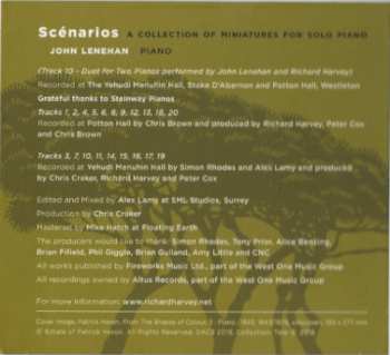 CD Richard Harvey: Scénarios