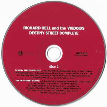 2CD Richard Hell & The Voidoids: Destiny Street (Complete)