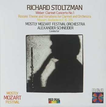 CD Wolfgang Amadeus Mozart: Clarinet Concerto No.1, Theme And Variations For Clarinet And Orchestra, Andante In C, K.315