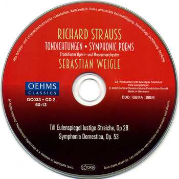 6CD/Dobozkészlet Richard Strauss: Tondichtungen • Symphonic Poems